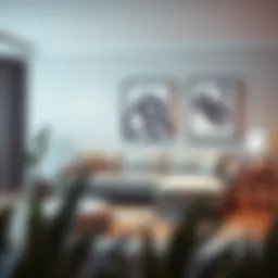 Stylish budget-friendly sofa in a modern living room