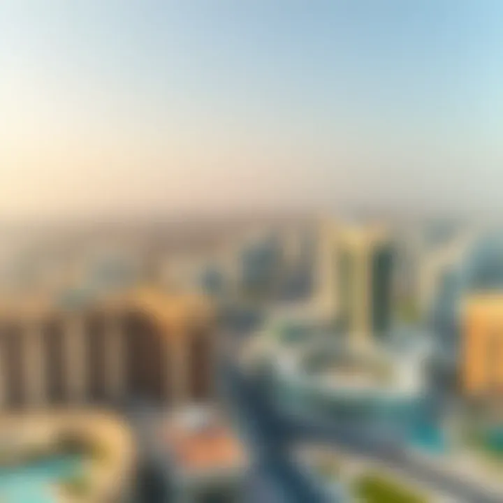 Panoramic View of the Al Khail Gate Development Panoramic view of Al Khail Gate development