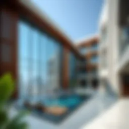 Stunning architectural view of Al Raha Loft