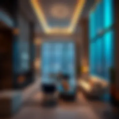 Interior design showcasing luxury living in Al Raha Loft