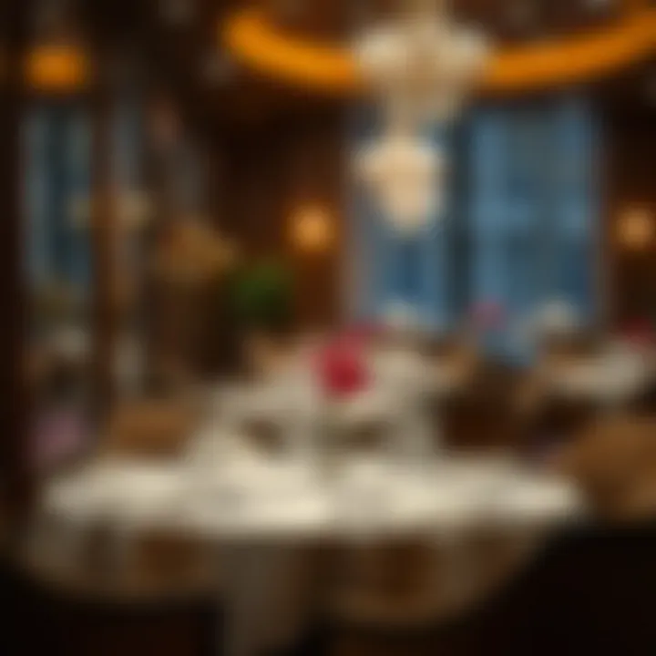 Elegant Dining at Al Seef An elegant table setting in one of Al Seef's upscale restaurants