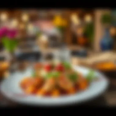 Traditional Emirati Culinary Delight A vibrant dish showcasing traditional Emirati cuisine