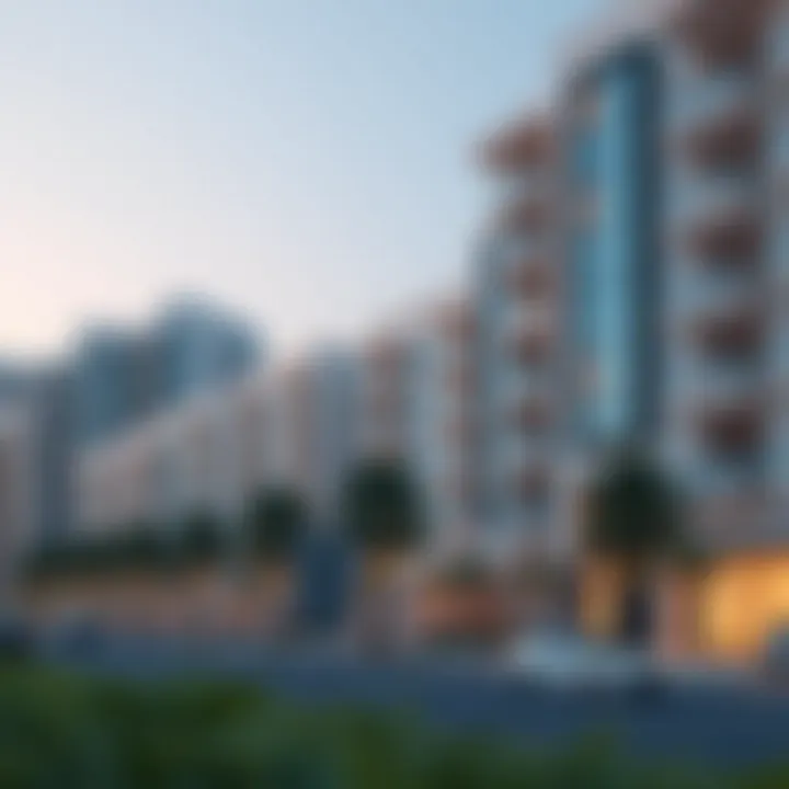 Modern Living on Al Taawun Street Residential developments along Al Taawun Street, representing modern living spaces