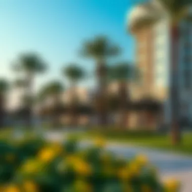Amenities and Recreational Facilities in Amber Studio City Community amenities in Amber Studio City including parks and recreational areas