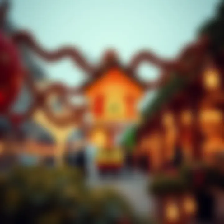 Festive Decorations Reflecting Cultural Heritage Festive decorations symbolizing UAE public holidays