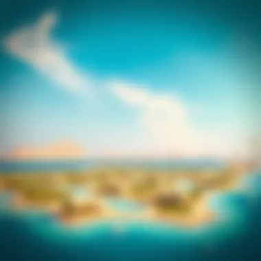 Real Estate Opportunities on Bani Yas Island Map highlighting real estate opportunities on Bani Yas Island