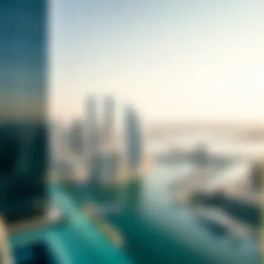 Panoramic Views from Barceló Residences Breathtaking views from Barceló Residences overlooking the vibrant Dubai Marina