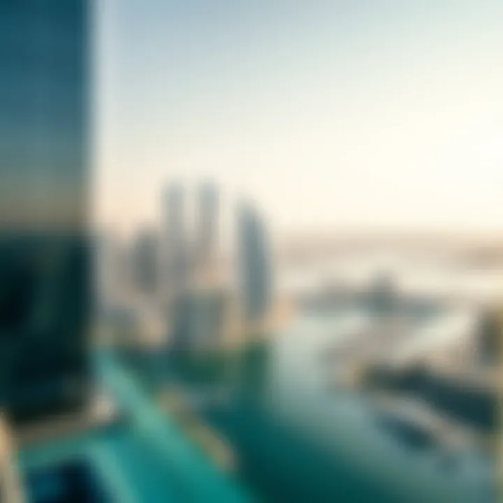 Panoramic Views from Barceló Residences Breathtaking views from Barceló Residences overlooking the vibrant Dubai Marina