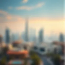 Stunning skyline view of Dubai showcasing luxury properties