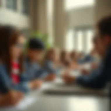 Students Engaged in Extracurricular Activities Students engaged in extracurricular activities at an IB school