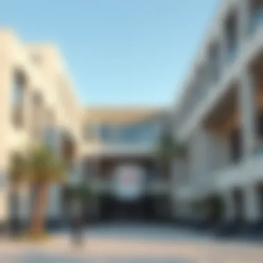 Modern IB School Campus in Dubai Modern IB school campus in Dubai showcasing architecture