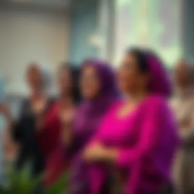 Celebrating Achievements of Emirati Women A group of Emirati women celebrating their achievements