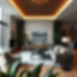 Elegant living space layout showcasing a modern Mulberry floor plan