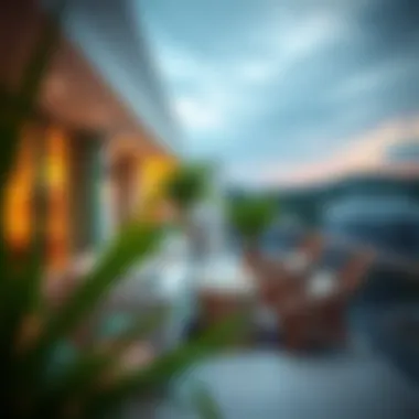 Beautiful outdoor balcony area from a Mulberry floor plan