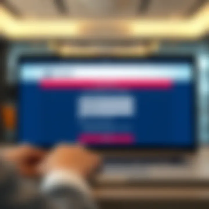 User friendly interface of visa verification website