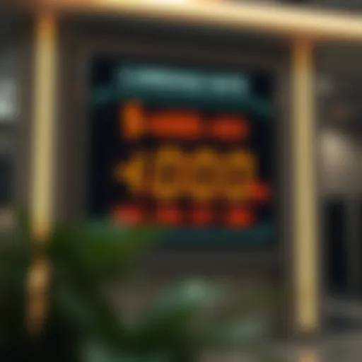 Currency exchange rate display