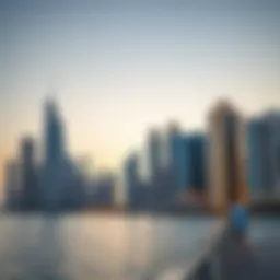 Stunning skyline of Business Bay showcasing modern architecture