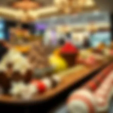 Assortment of delectable desserts from various cuisines