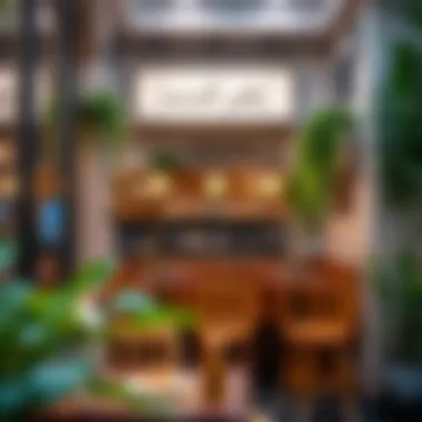 Cozy corner showcasing a local café atmosphere