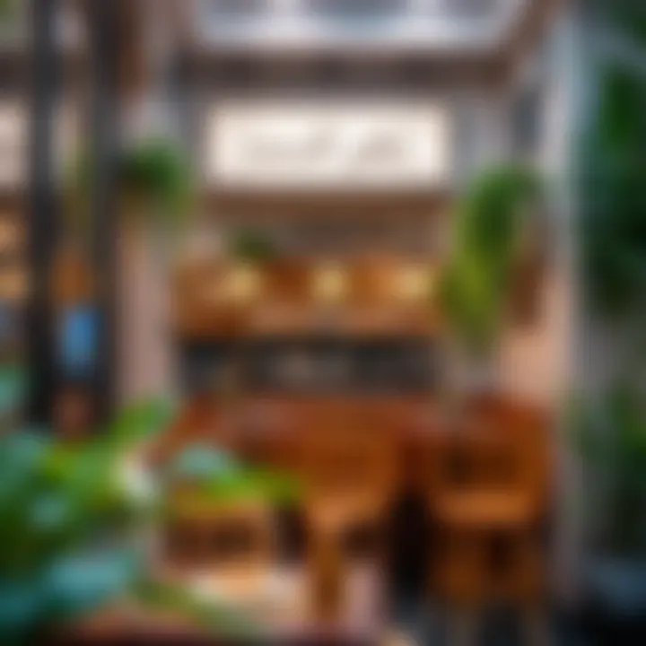 Cozy corner showcasing a local café atmosphere