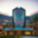Stunning exterior view of Dubai Hills Mall showcasing its architectural grandeur