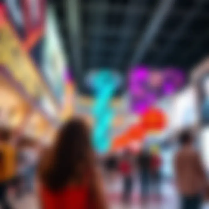 Entertainment Experience at Dubai Mall Visitors enjoying the vibrant atmosphere of Dubai Mall's entertainment options