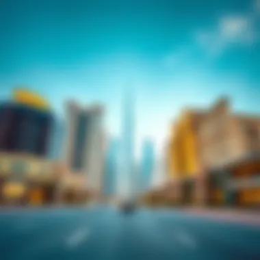 Dubai's Thriving Real Estate Market Dubai skyline with real estate properties