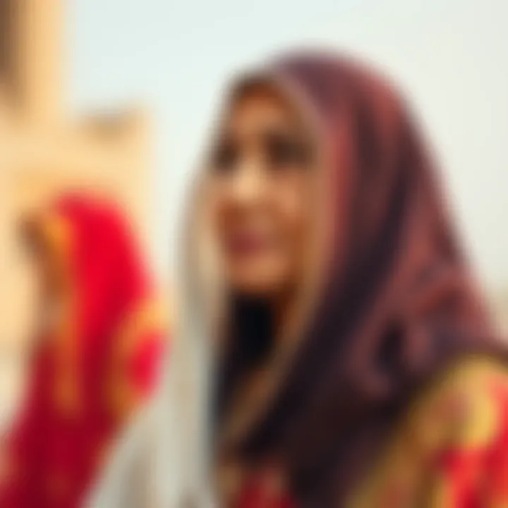 Cultural Heritage of Emirati Women An Emirati woman in traditional attire, symbolizing cultural heritage