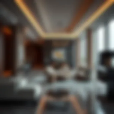 Sophisticated Interior Spaces Interior lounge area highlighting modern design features