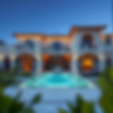 Elegant Architectural Design An elegant architectural design of a mansion