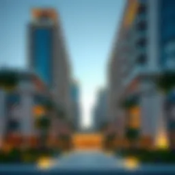 Architectural design of Deyaar Amalia showcasing modern elegance