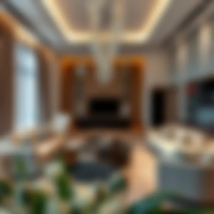 Luxury Living Spaces at Deyaar Amalia Interior layout of Deyaar Amalia emphasizing luxury living