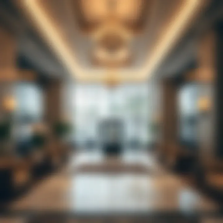 Welcoming hotel lobby in Al Barsha 1