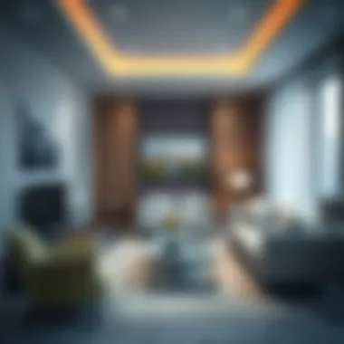 Cozy living area of a hotel apartment in Al Barsha