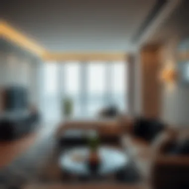 Stylish hotel apartment in Al Barsha with modern decor