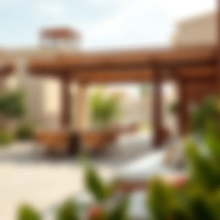 Vibrant community spaces in Al Furjan, perfect for family gatherings