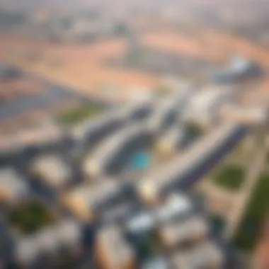 Aerial Perspective of Al Qusais An aerial view of Al Qusais illustrating the layout and surroundings of the neighborhood