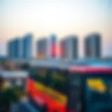 Scenic view of Al Rashidiya's skyline showcasing modern architecture