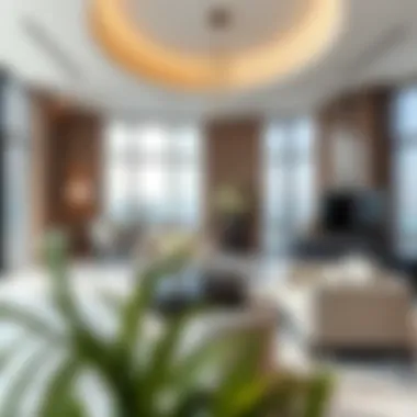 Interior luxury living space in Al Reem Plaza Tower