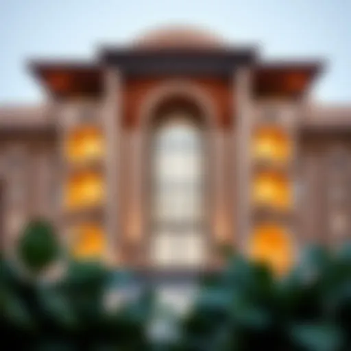 An architectural marvel showcasing the fusion of traditional and modern design at Al Seef.
