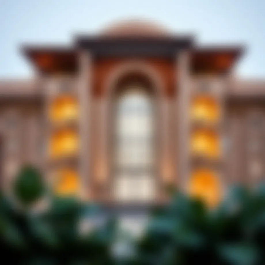 An architectural marvel showcasing the fusion of traditional and modern design at Al Seef.