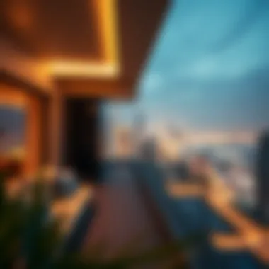 Skyline Views from Anantara Residence Breathtaking skyline view from the balcony of Anantara Residence