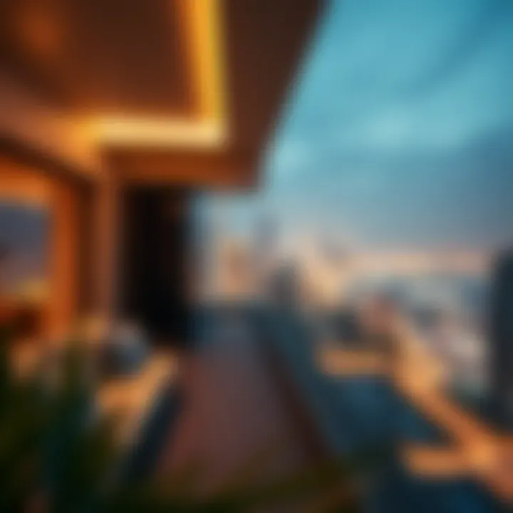 Skyline Views from Anantara Residence Breathtaking skyline view from the balcony of Anantara Residence