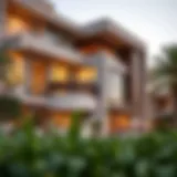 Stunning exterior view of Anantara Residence showcasing modern architecture