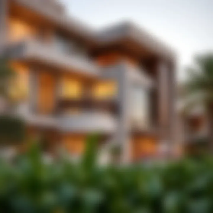 Architectural Elegance of Anantara Residence Stunning exterior view of Anantara Residence showcasing modern architecture