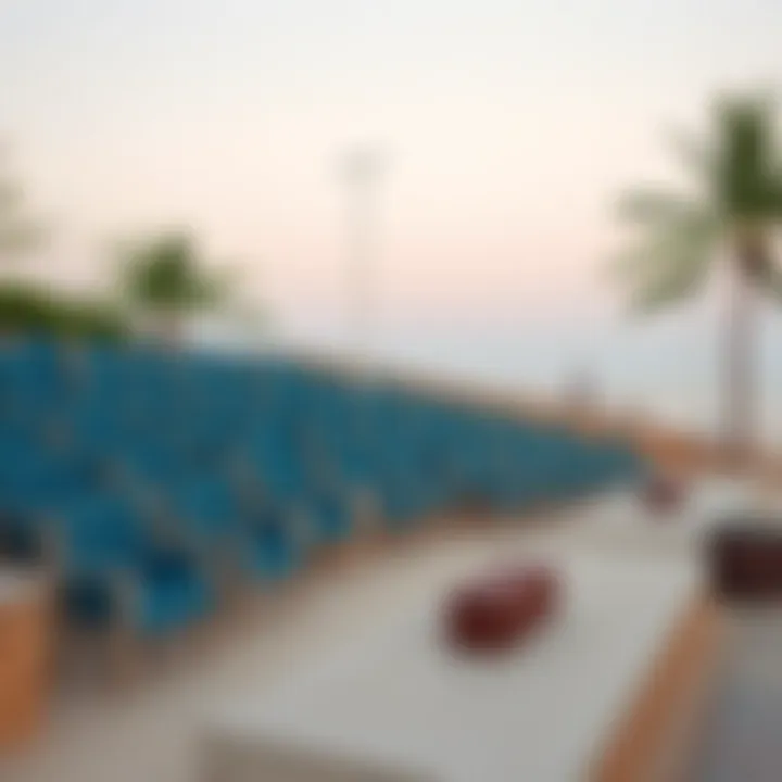 Innovative seating arrangement for beach cinema