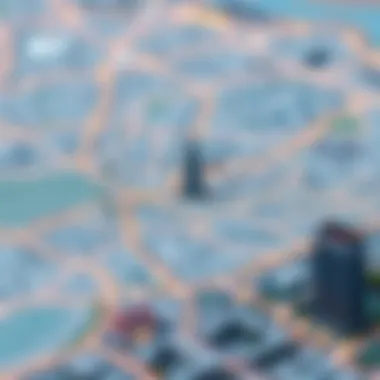 Key Neighborhoods in Dubai A map highlighting key neighborhoods in Dubai influenced by Chesterton's International.