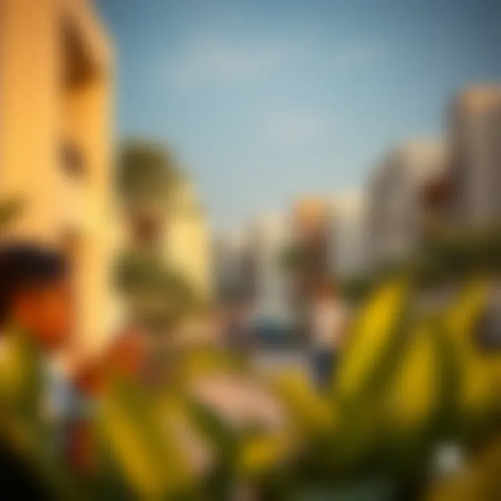 Vibrant lifestyle within the Damac Prive community