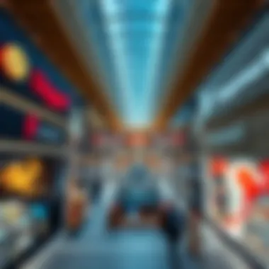 Interior layout of Dragonmart highlighting diverse retail spaces