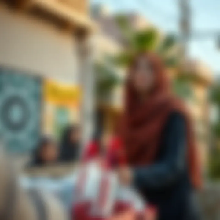 Giving Back: The Spirit of Charity in Ramadan Charity events taking place in a local neighborhood
